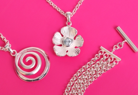STERLING SILVER JEWELLERY